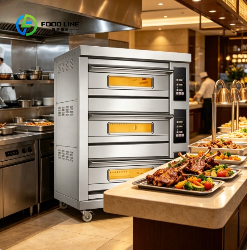 Commercial Kitchen Baking Oven - 業務用オーブン ステンレス製電気式ベーキングオーブン パン屋 ピザ パン ケーキ