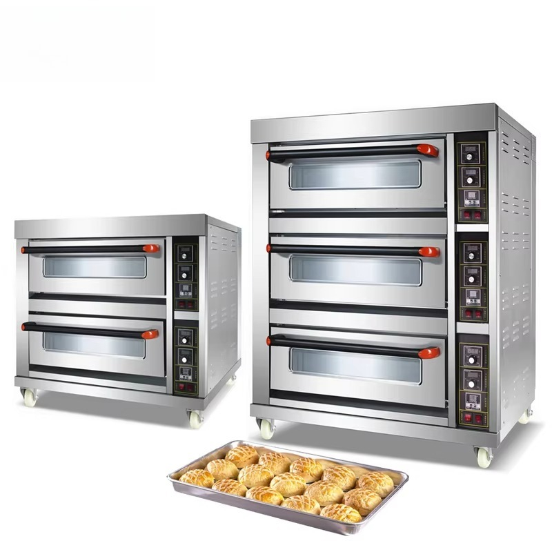 Commercial Kitchen Baking Oven - カスタマイズされた業務用赤外線シングルデッキベーカリーオーブン、クンピル焼き芋、魚、パン販売用厨房機器