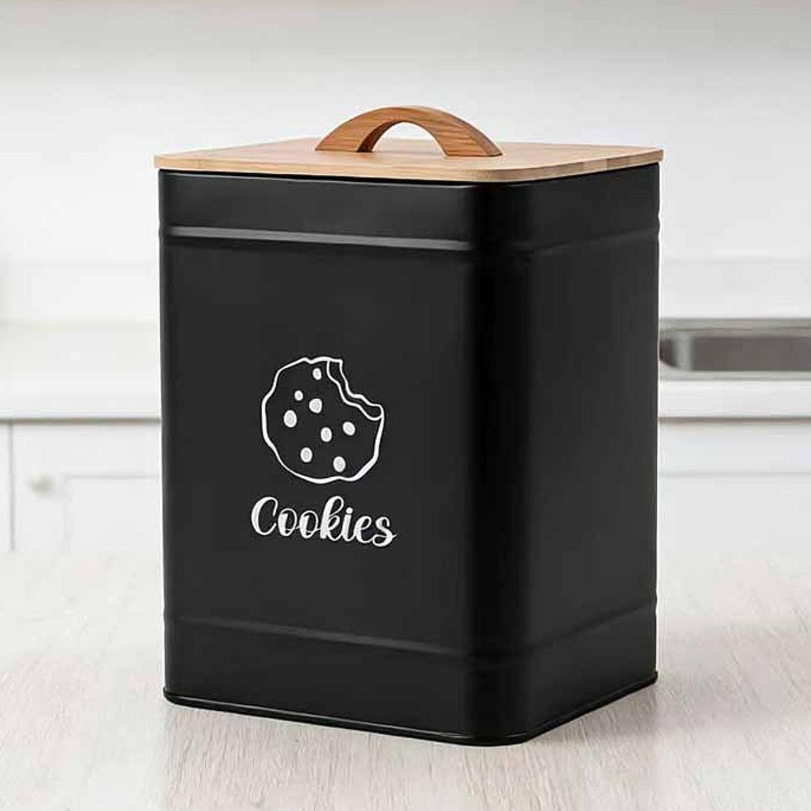 Kitchen Baking Organization - 多用途クッキー容器 炭素鋼製 気密食品保存容器 ホームキッチンカウンター整理用ベーキング缶
