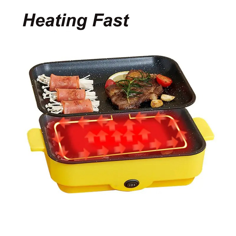 多機能電気バーベキューグリル 26 センチメートル正方形ミニ - Kitchen Baking Tray Organiser のレビューと価格