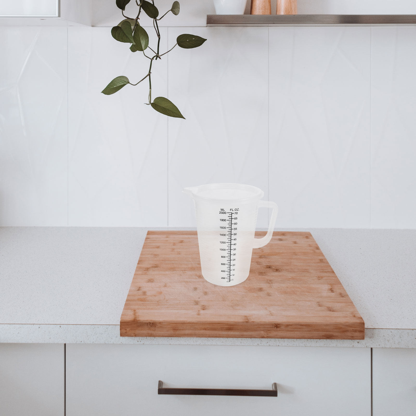 2.0L 計量カップ両面目盛り付きベーキングペストリー器具透 - Kitchen Baking Containers のレビューと価格