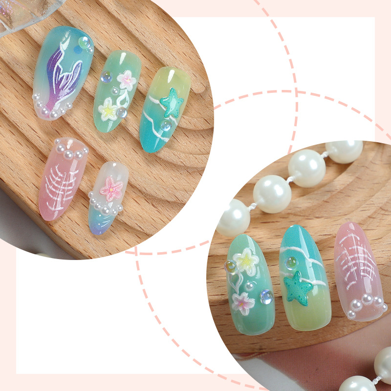 30枚入り サマープレスオンネイル 3Dオーシャン スターフ - Decorating Tip Set のレビューと価格