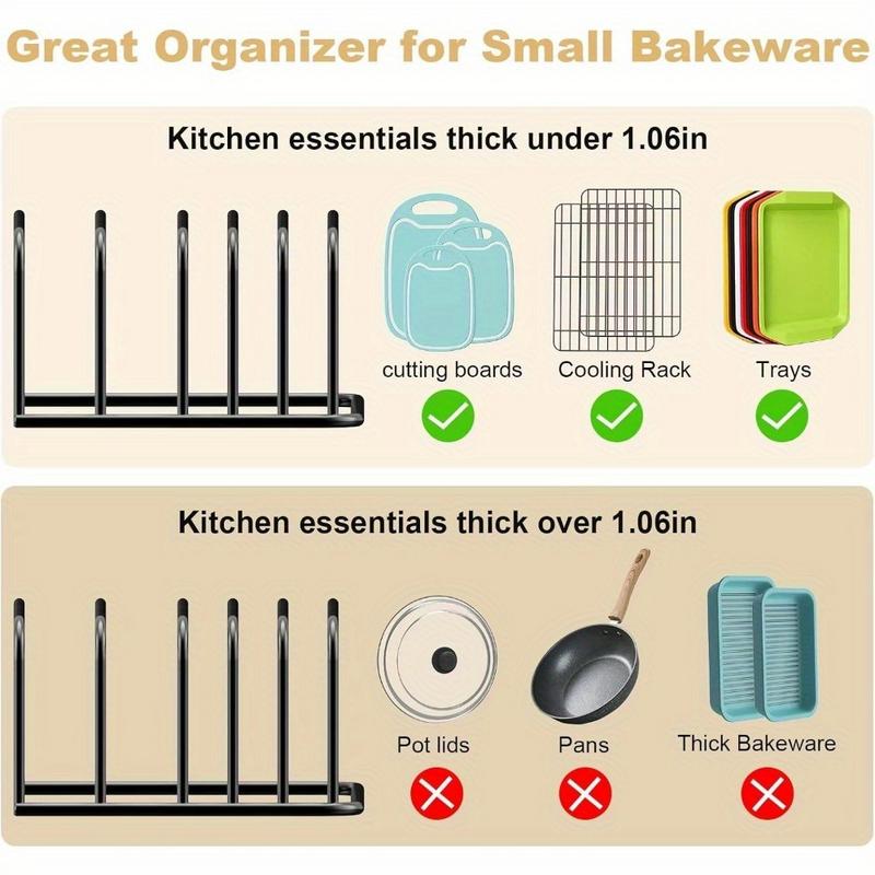 1個入りまな板オーガナイザー キッチンベーキングクッキーパン - Kitchen Cabinet Baking Sheet Organizer のレビューと価格