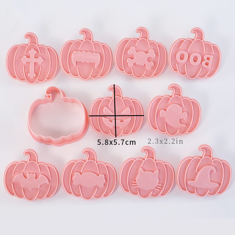 ハロウィン用ジャム入りクッキーカッターセット10個入り、パン - Kitchen Baking Cookies のレビューと価格