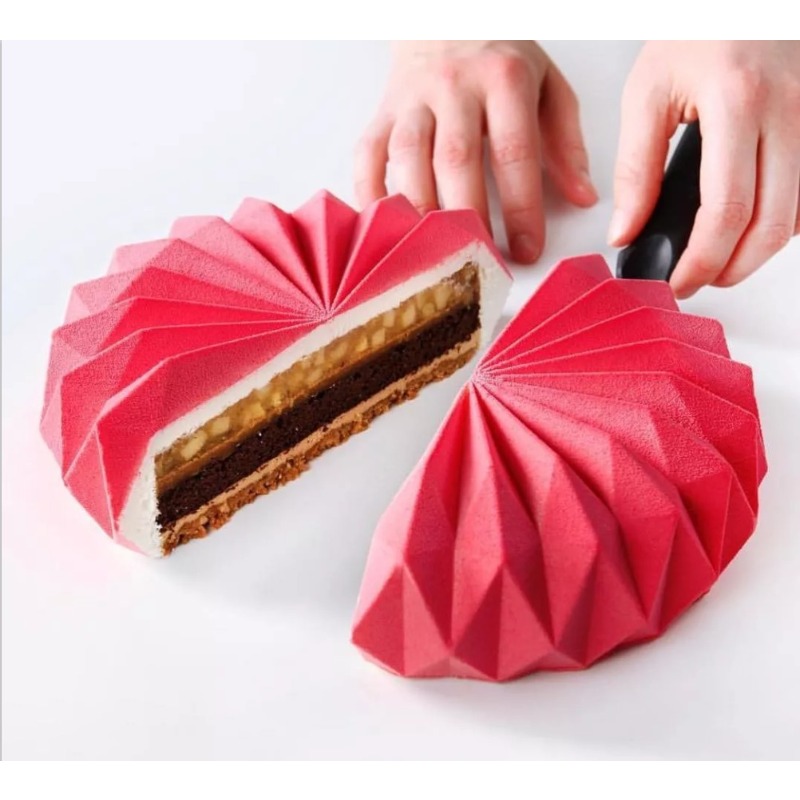 3D ラウンドフレンチムースケーキシリコーンベーキングモール - Kitchen Baker のレビューと価格