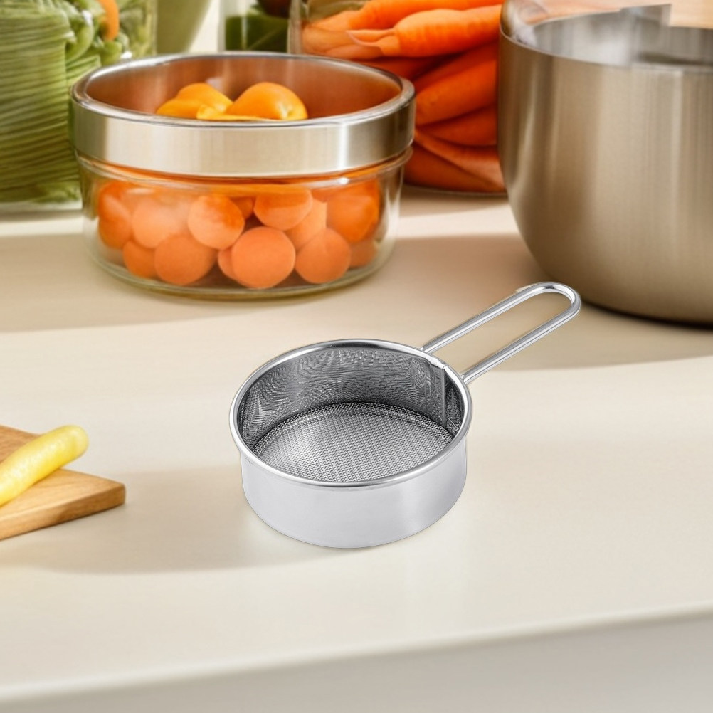 2個入りハンドヘルドミニステンレス製粉ふるい 40メッシュ  - Baking Powder Kitchen のレビューと価格