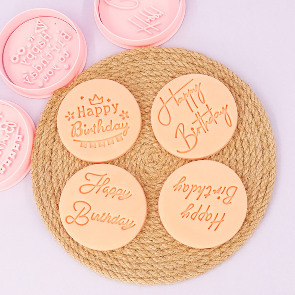 ハッピーバースデー クッキーカッター ビスケット型抜き キッ - Kitchen Baking Cookies のレビューと価格