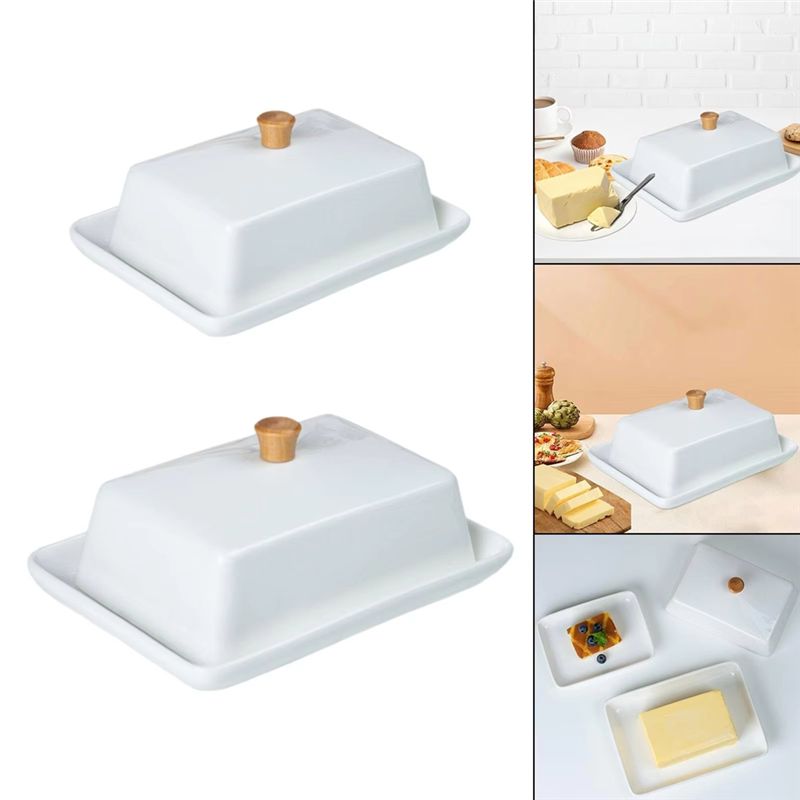 A20F-キッチン整理用の密閉蓋付きバターディッシュ、カフェ - Kitchen Baking Organization のレビューと価格