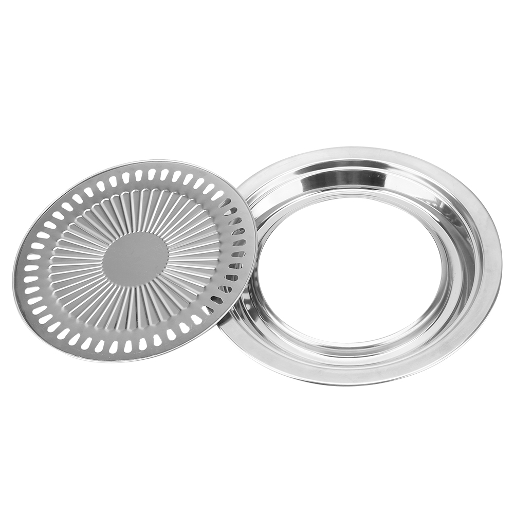 無煙バーベキューグリルパンノンスティックガスストーブプレート - Kitchen Baking Tray Organiser のレビューと価格