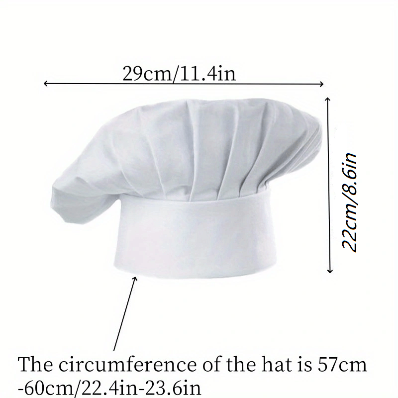 3 個のシェフハット大人用調節可能な弾性ベイカーキッチン調理 - Kitchen Baker のレビューと価格