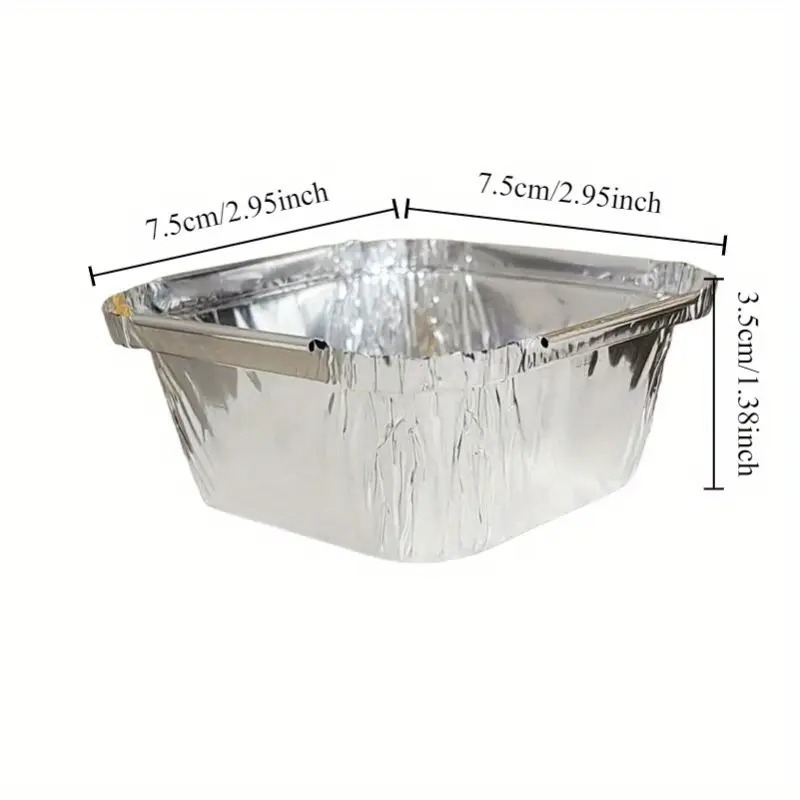 20/40個入り 使い捨てアルミホイルトレイ 食品保存容器  - Kitchen Baking Containers のレビューと価格