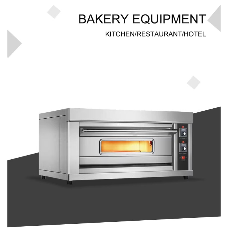 カスタマイズ電気デッキオーブン 1段2トレー ステンレス製  - Commercial Kitchen Baking Oven のレビューと価格