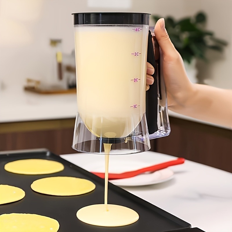 多目的手持ちプラスチック製生地ディスペンサー 計量カップ付き - Kitchen Baking Cooking のレビューと価格