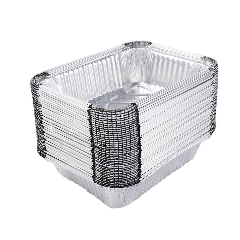 使い捨てバーベキュードリップパンアルミ箔グリースドリップパン - Kitchen Baking Tray Organiser のレビューと価格