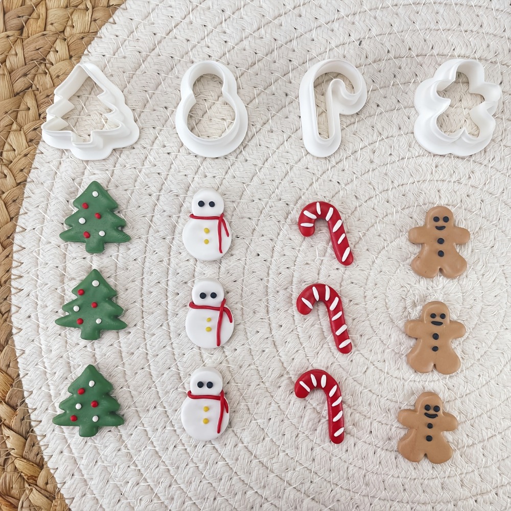 6個入りクリスマスティックタックトーコッキーカッターセット、 - Kitchen Baking Cookies のレビューと価格