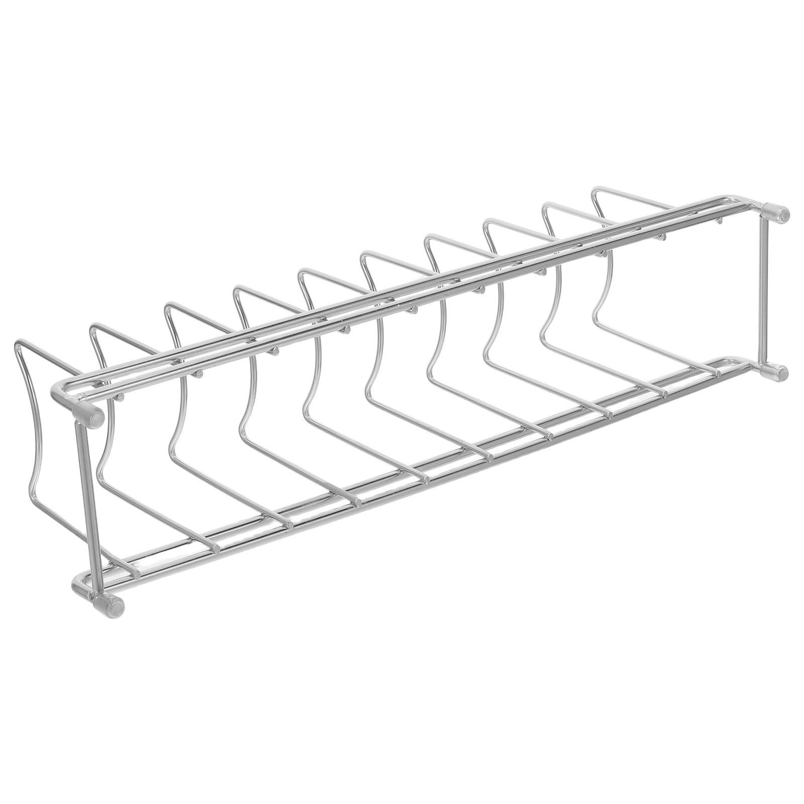 ステンレス製9段鍋蓋オーガナイザーラック キッチン鍋蓋ホルダ - Kitchen Cabinet Baking Sheet Organizer のレビューと価格