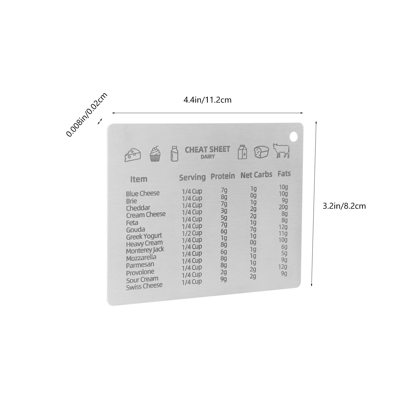 磁気計測器換算表 スムースエッジ キッチン冷蔵庫マグネット  - Kitchen Baking Conversion Chart のレビューと価格