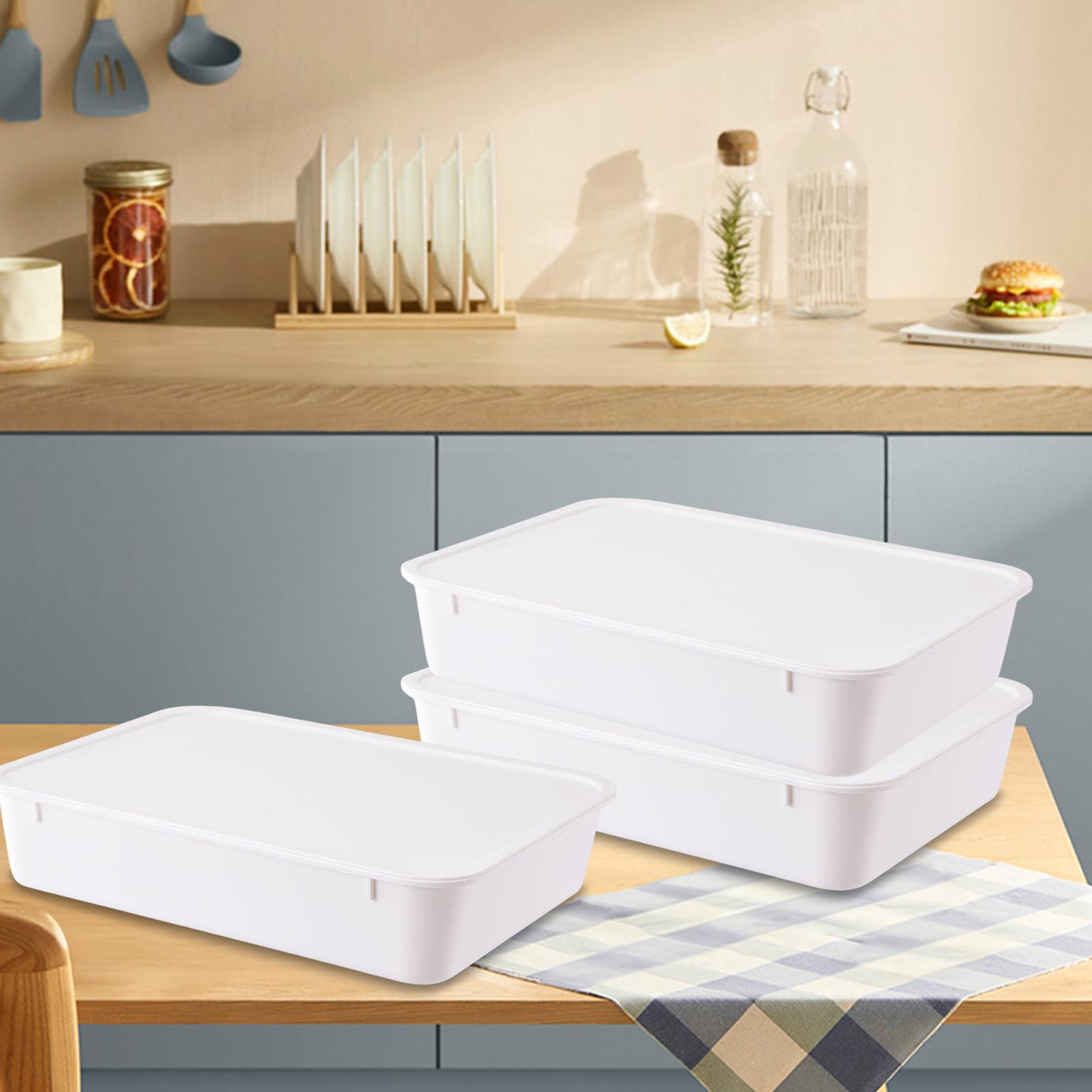 ピザ生地発酵ボックス、多機能、ベーキングアクセサリー、蓋付き - Kitchen Baking Containers のレビューと価格