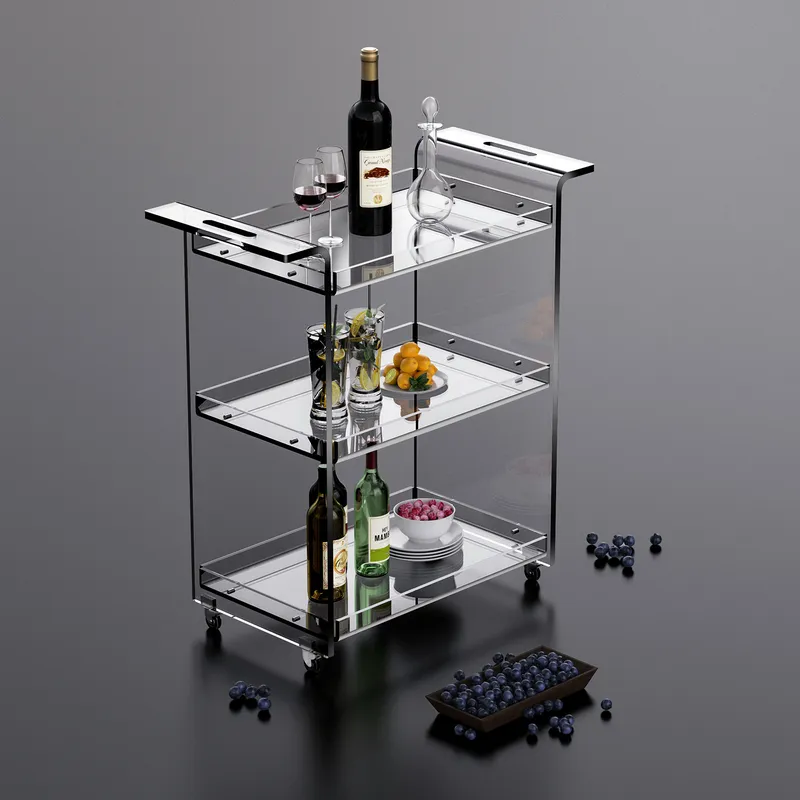 モダンな3段キッチンカート、収納棚付き、調理、ベーキング、ス - Kitchen Baking Organization のレビューと価格
