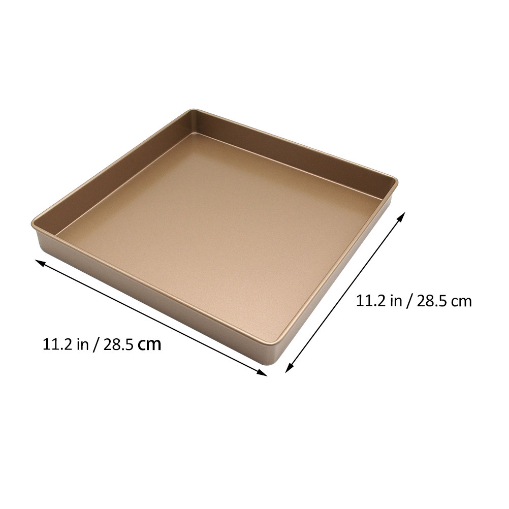 正方形ピザ焼き型 ノンスティック 高光沢 耐傷性 ケーキ・パ - Kitchen Baking Pan のレビューと価格