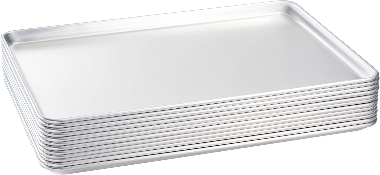 フルサイズ業務用アルミ製ベーキングシートパンセット、大型18 - Commercial Kitchen Baking Oven のレビューと価格