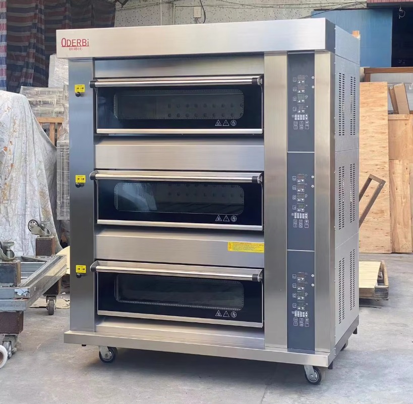 業務用カスタマイズ3段6トレイガスオーブン ピザ・パン・ケー - Commercial Kitchen Baking Oven のレビューと価格