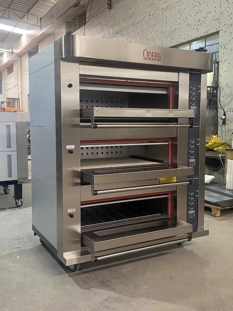 業務用カスタマイズ3段6トレイガスオーブン ピザ・パン・ケー - Commercial Kitchen Baking Oven のレビューと価格