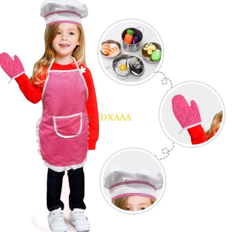 dxaaシェフコスチュームセットキッズ料理とベーキングセット - Kitchen Kids Baking Set のレビューと価格