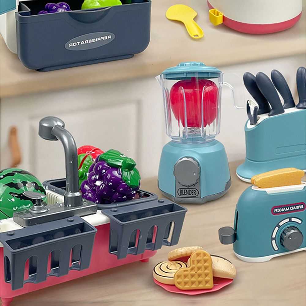 面白い多色クッキングプレイセットプラスチック製電子レンジベー - Kitchen Kids Baking Set のレビューと価格