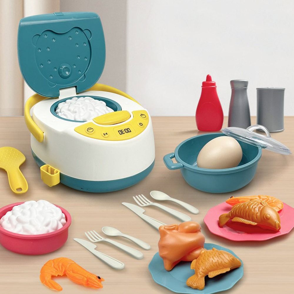 面白い多色クッキングプレイセットプラスチック製電子レンジベー - Kitchen Kids Baking Set のレビューと価格