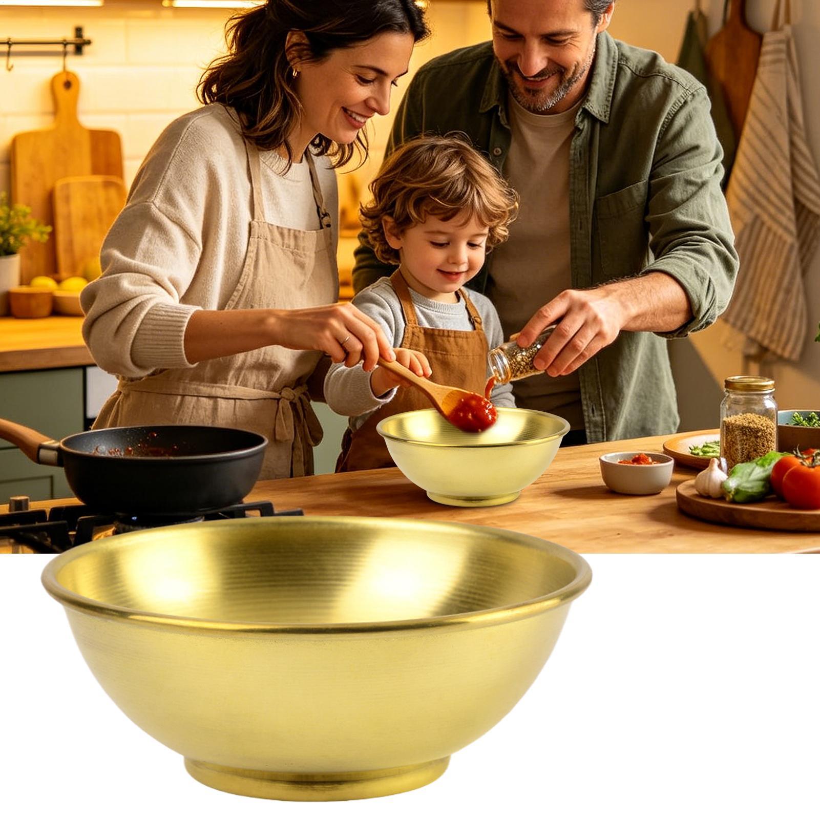 銅製ボウル 大型保存容器 サラダ用銅製皿 家庭用サービング  - Kitchen Baking Containers のレビューと価格