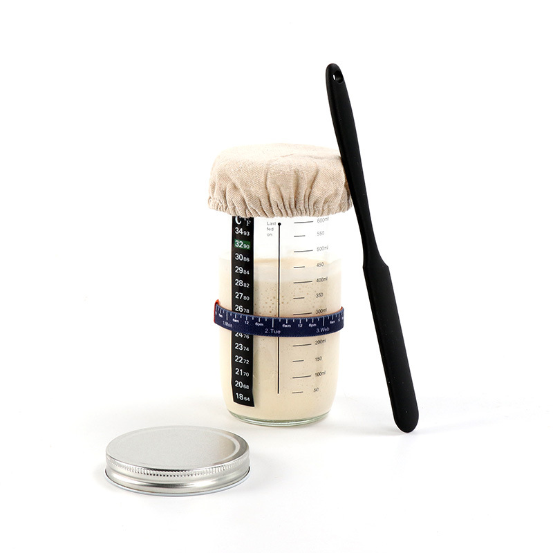 食品保存瓶キット サワー種酵母容器 サワー種発酵瓶 キッチン - Kitchen Baking Containers のレビューと価格