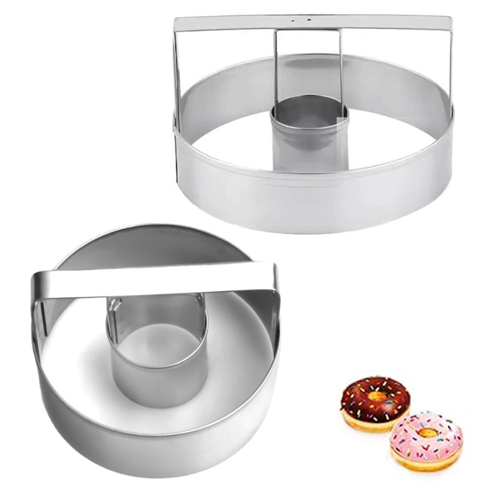 ステンレス鋼クッキーカッターキッチンベーキングラウンドドーナ - Kitchen Baking Cookies のレビューと価格