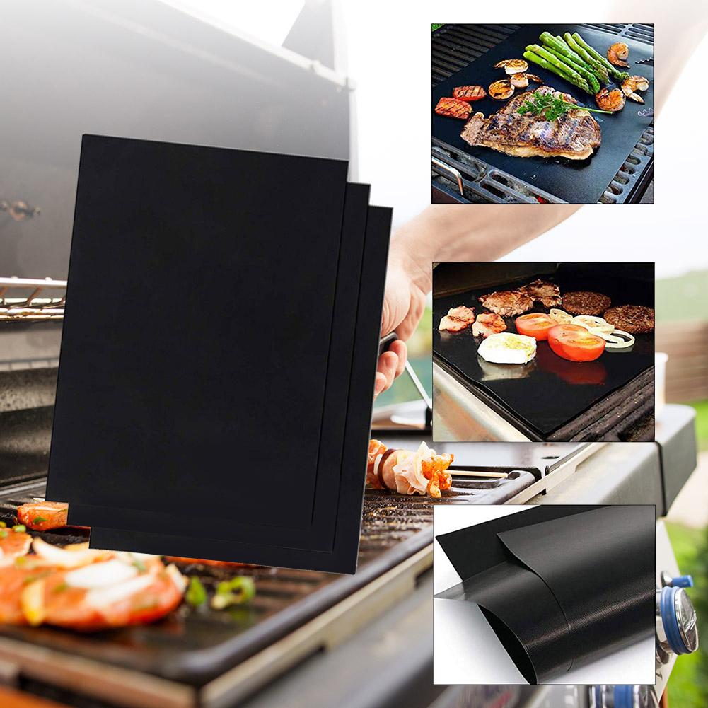 1-10 個バーベキューグリルマットノンスティックマット耐熱 - Kitchen Baking Tray Organiser のレビューと価格