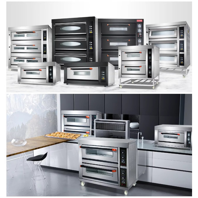 カスタマイズされた業務用赤外線シングルデッキベーカリーオーブ - Commercial Kitchen Baking Oven のレビューと価格