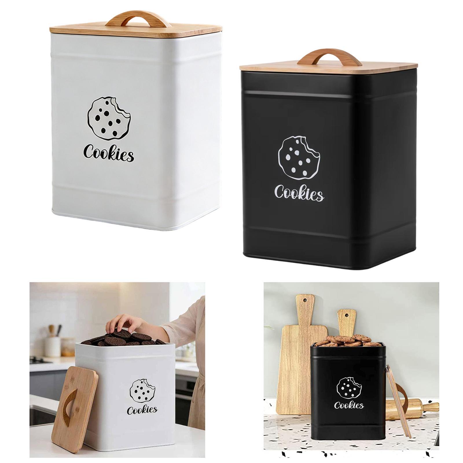 多用途クッキー容器 炭素鋼製 気密食品保存容器 ホームキッチ - Kitchen Baking Organization のレビューと価格