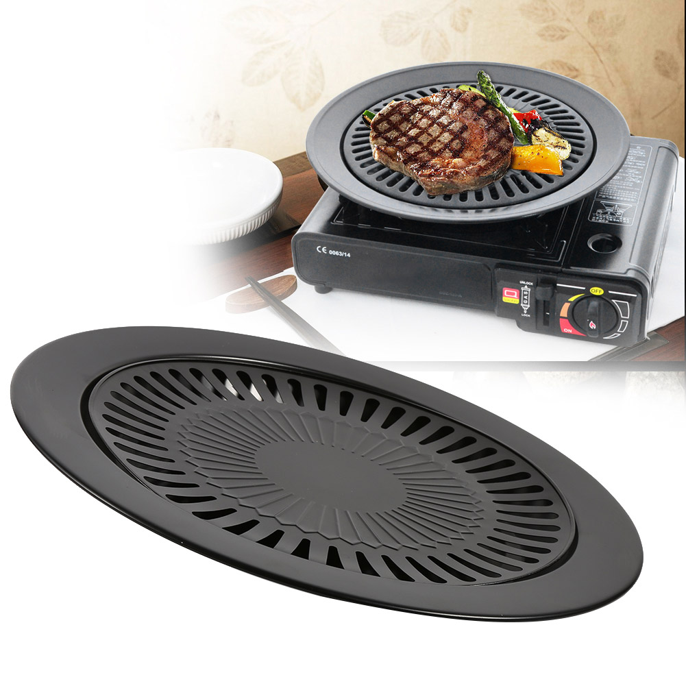 無煙バーベキューグリルパンガス家庭用ノンスティックガスストー - Kitchen Baking Tray Organiser のレビューと価格