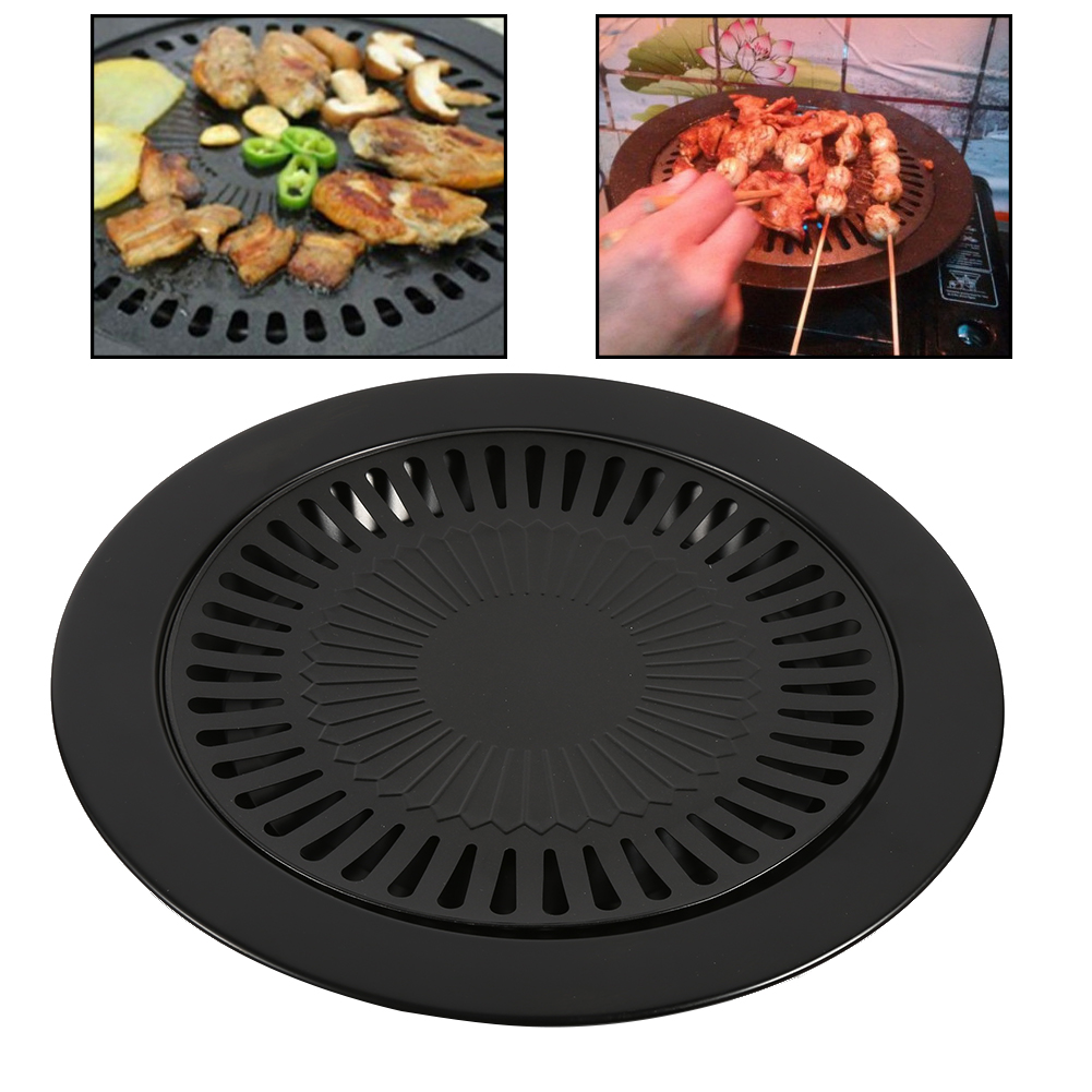 無煙バーベキューグリルパンガス家庭用ノンスティックガスストー - Kitchen Baking Tray Organiser のレビューと価格