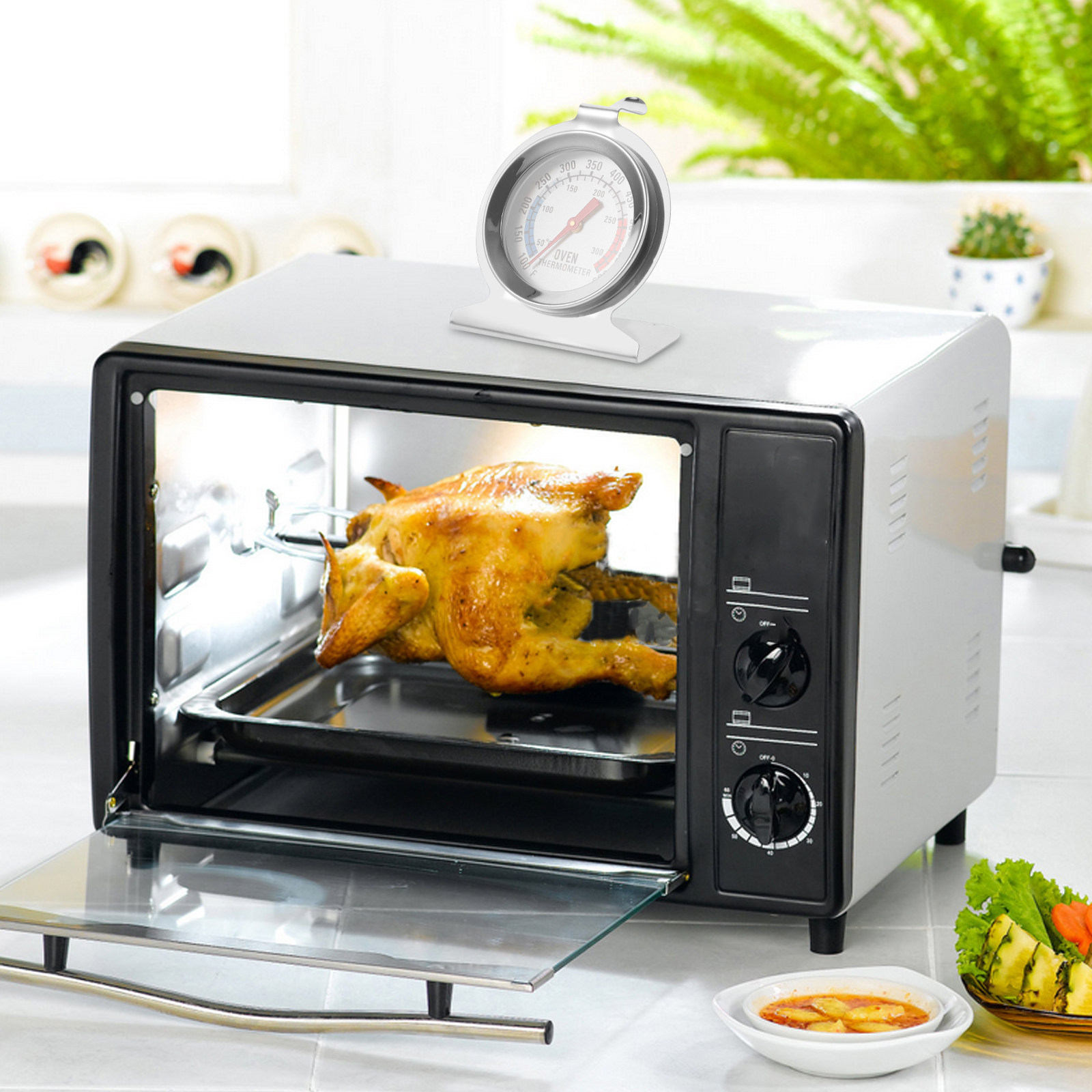 2個セット ステンレス製オーブン温度計 多機能調理用温度計  - Kitchen Baking Cooking のレビューと価格