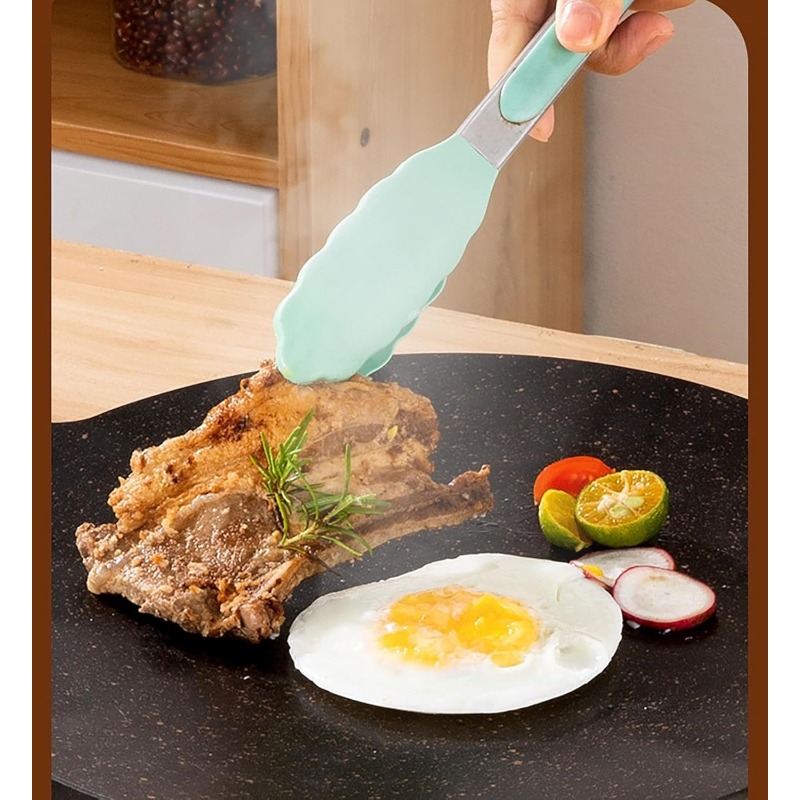 薄型韓国式グリルパン、丸型BBQグリドル、IH、ガスコンロ、 - Kitchen Baking Tray Organiser のレビューと価格