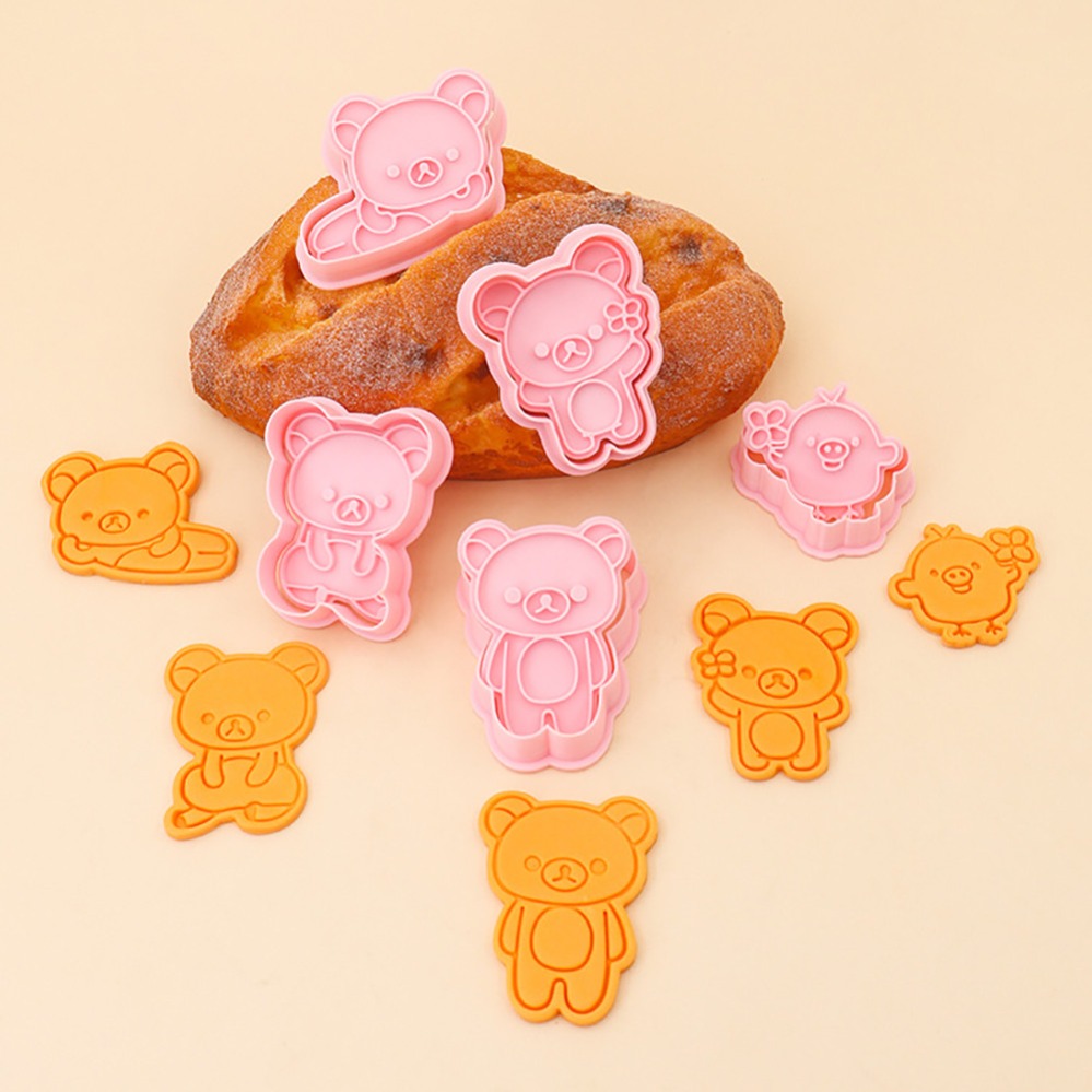 クッキーカッター漫画のクマのビスケット型スタンプキッチンベー - Kitchen Baking Cookies のレビューと価格