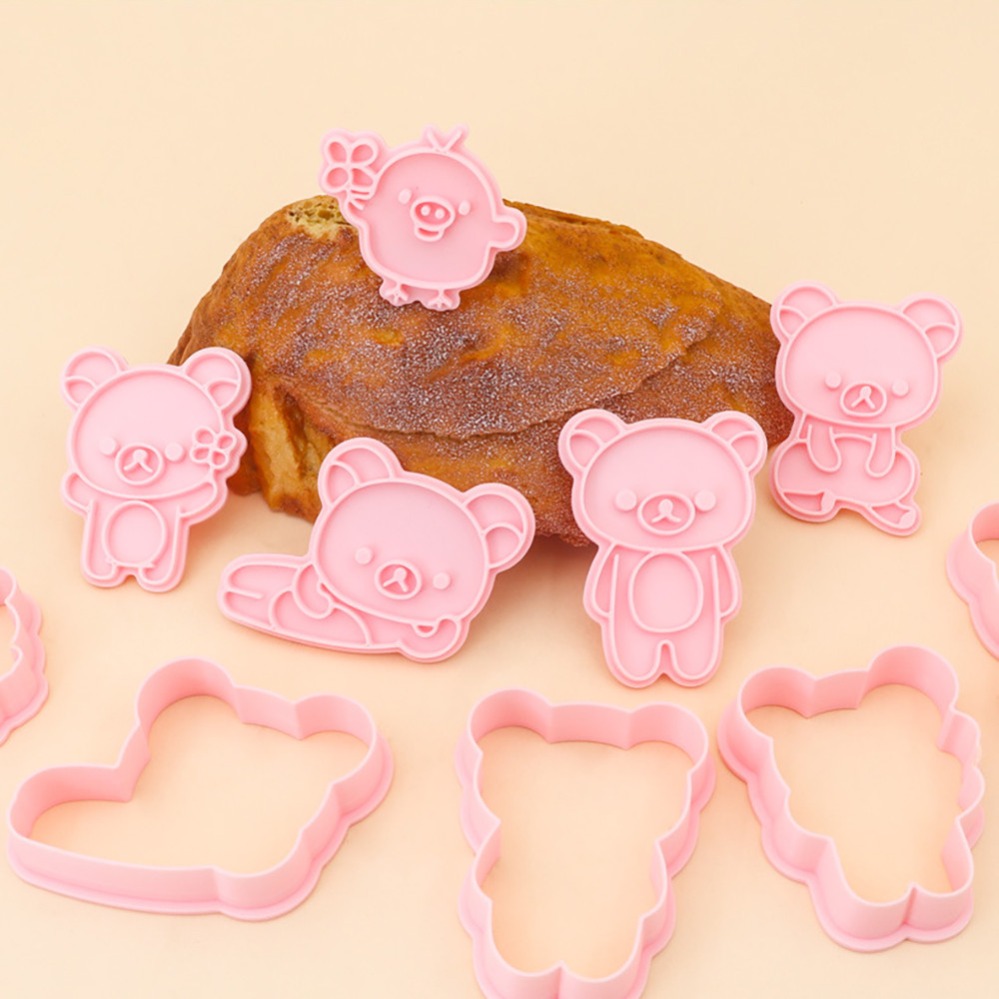 クッキーカッター漫画のクマのビスケット型スタンプキッチンベー - Kitchen Baking Cookies のレビューと価格